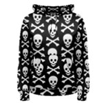 Skull and Crossbones Women s Pullover Hoodie