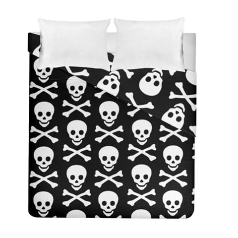Skull and Crossbones Duvet Cover Double Side (Full/ Double Size) from ArtsNow.com