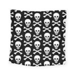 Skull and Crossbones Square Tapestry (Small)