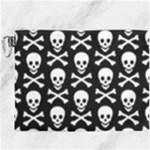 Skull and Crossbones Canvas Cosmetic Bag (XXXL)