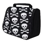 Skull and Crossbones Full Print Travel Pouch (Small)