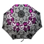 Skull Butterfly Folding Umbrella