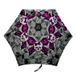 Skull Butterfly Mini Folding Umbrella