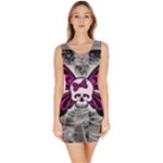 Skull Butterfly Bodycon Dress