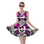 Skull Butterfly Skater Dress