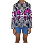 Skull Butterfly Kids  Long Sleeve Swimwear