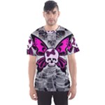 Skull Butterfly Men s Sports Mesh Tee