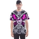 Skull Butterfly Men s Sports Mesh Tee