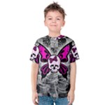 Skull Butterfly Kids  Cotton Tee