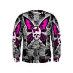 Skull Butterfly Kids  Sweatshirt