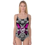 Skull Butterfly Camisole Leotard 