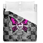 Skull Butterfly Duvet Cover (Queen Size)