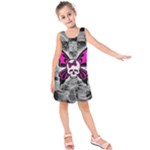 Skull Butterfly Kids  Sleeveless Dress