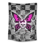 Skull Butterfly Medium Tapestry