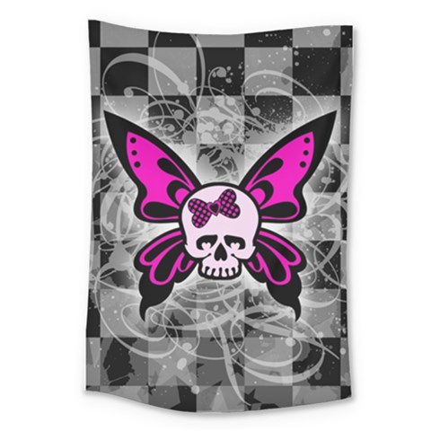 Skull Butterfly Large Tapestry from ArtsNow.com