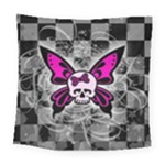 Skull Butterfly Square Tapestry (Large)