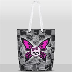Full Print Rope Handle Tote (Small) 