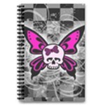 Skull Butterfly 5.5  x 8.5  Notebook