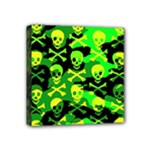 Skull Camouflage Mini Canvas 4  x 4  (Stretched)