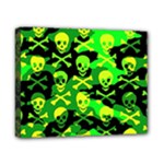 Skull Camouflage Canvas 10  x 8  (Stretched)