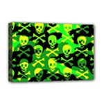 Skull Camouflage Deluxe Canvas 18  x 12  (Stretched)