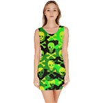 Skull Camouflage Bodycon Dress