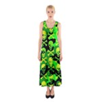 Skull Camouflage Sleeveless Maxi Dress
