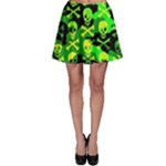 Skull Camouflage Skater Skirt