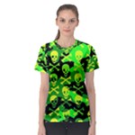 Skull Camouflage Women s Sport Mesh Tee