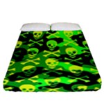Skull Camouflage Fitted Sheet (California King Size)