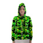 Skull Camouflage Women s Hooded Windbreaker