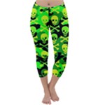 Skull Camouflage Capri Winter Leggings 