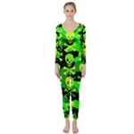 Skull Camouflage Long Sleeve Catsuit