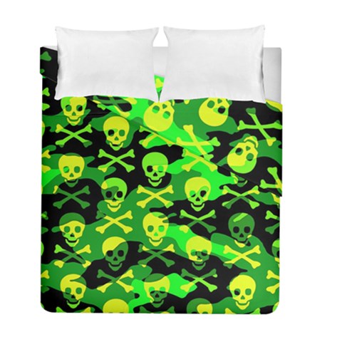 Skull Camouflage Duvet Cover Double Side (Full/ Double Size) from ArtsNow.com