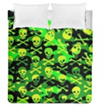 Skull Camouflage Duvet Cover Double Side (Queen Size)