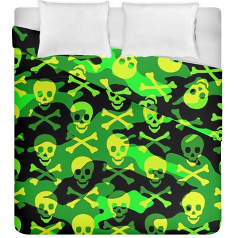 Skull Camouflage Duvet Cover Double Side (King Size) from ArtsNow.com