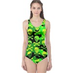 Skull Camouflage One Piece Swimsuit