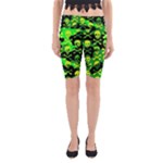 Skull Camouflage Yoga Cropped Leggings