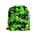 Skull Camouflage Drawstring Pouch (XL)