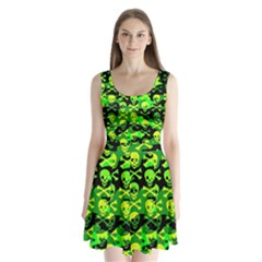 Split Back Mini Dress  