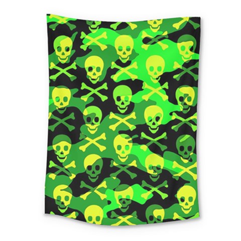 Skull Camouflage Medium Tapestry from ArtsNow.com