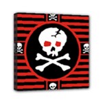 Skull Cross Mini Canvas 6  x 6  (Stretched)