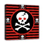 Skull Cross Mini Canvas 8  x 8  (Stretched)