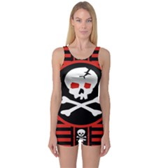 One Piece Boyleg Swimsuit 