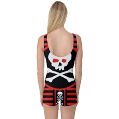 One Piece Boyleg Swimsuit 