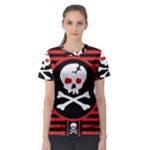 Skull Cross Women s Sport Mesh Tee