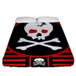 Skull Cross Fitted Sheet (Queen Size)