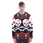 Skull Cross Men s Hooded Windbreaker