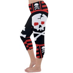 Capri Winter Leggings Back Capri Winter Leggings Back