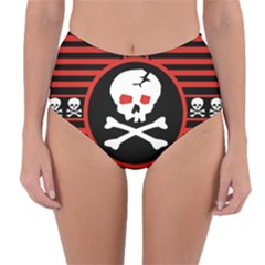 Reversible High-Waist Bikini Bottoms 